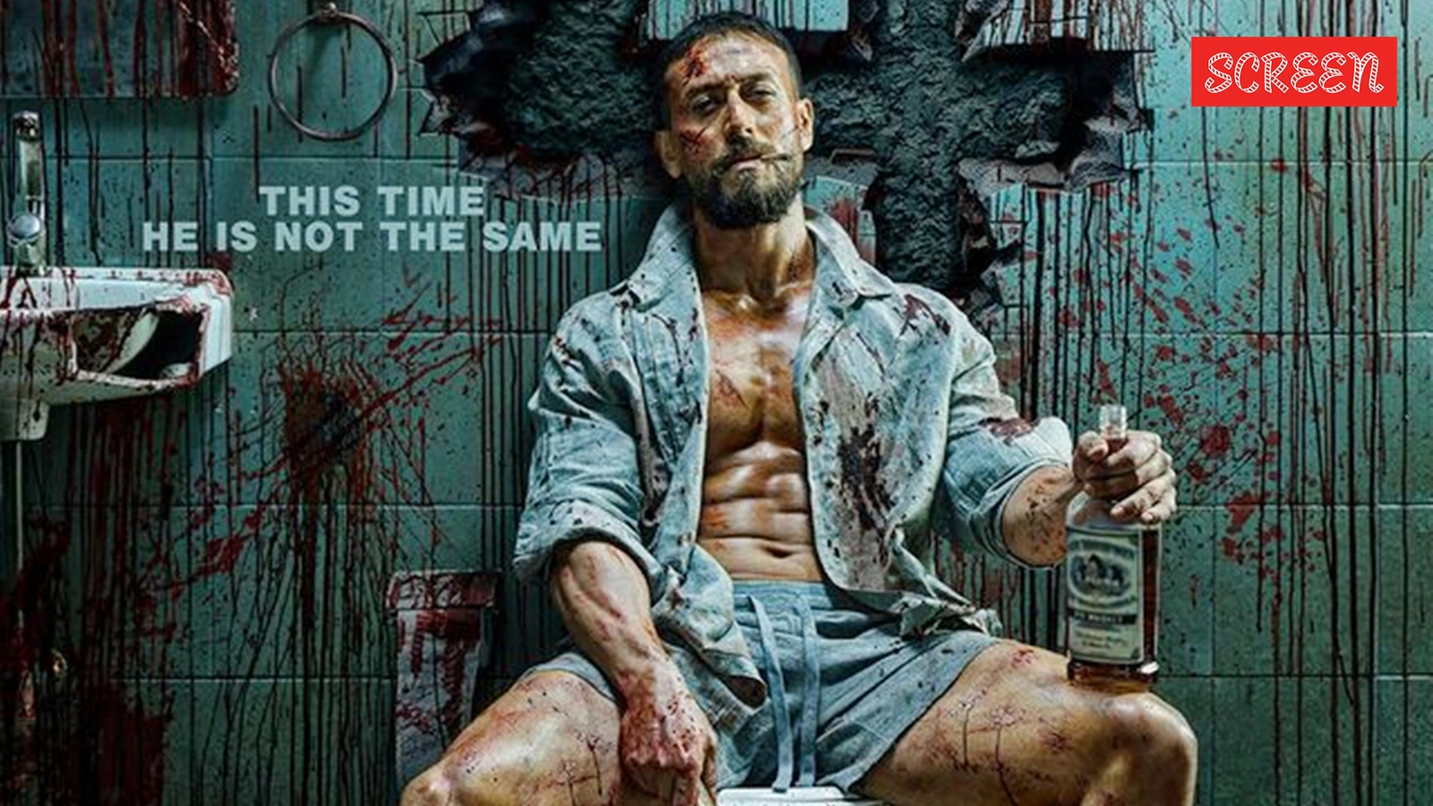 Tiger Shroff in Baaghi 4 poster – intense action avatar